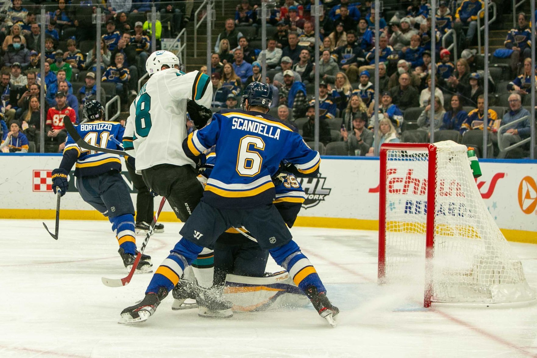 Blues face off against Sharks